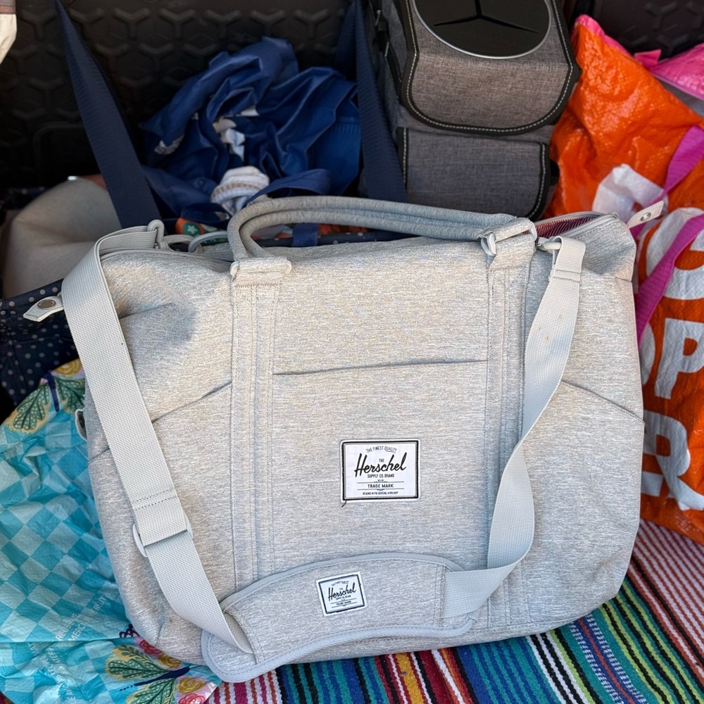 Herschel Gray Tote Bag